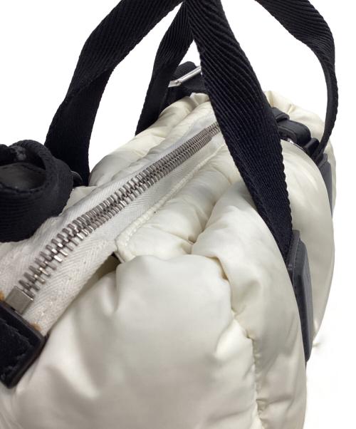 MONCLER（モンクレール）MONCLER (モンクレール) MINI CARADOC（ミニ カラドック）2WAY トート ホワイトの古着・服飾アイテム