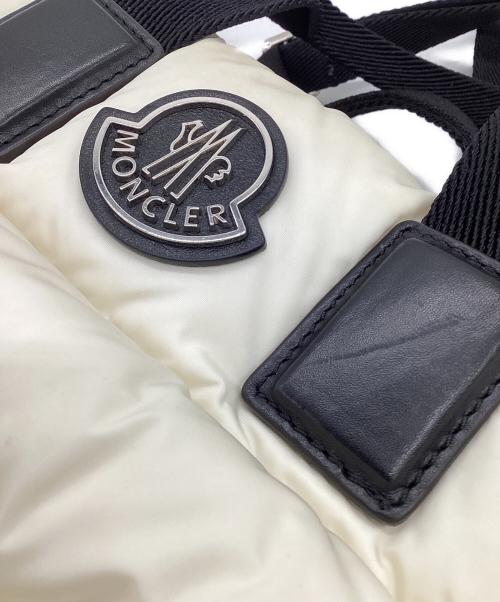 MONCLER（モンクレール）MONCLER (モンクレール) MINI CARADOC（ミニ カラドック）2WAY トート ホワイトの古着・服飾アイテム