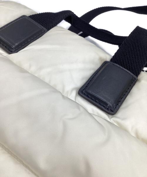 MONCLER（モンクレール）MONCLER (モンクレール) MINI CARADOC（ミニ カラドック）2WAY トート ホワイトの古着・服飾アイテム