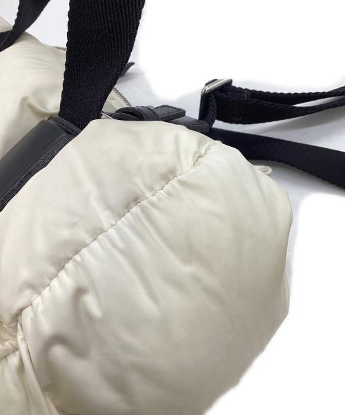 MONCLER（モンクレール）MONCLER (モンクレール) MINI CARADOC（ミニ カラドック）2WAY トート ホワイトの古着・服飾アイテム