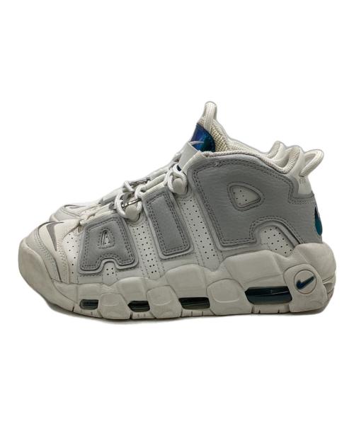 NIKE（ナイキ）NIKE (ナイキ) WMS AIR MORE UPTEMPO（エア モア アップテンポ）スニーカー ホワイト×グレー サイズ:US5.5の古着・服飾アイテム