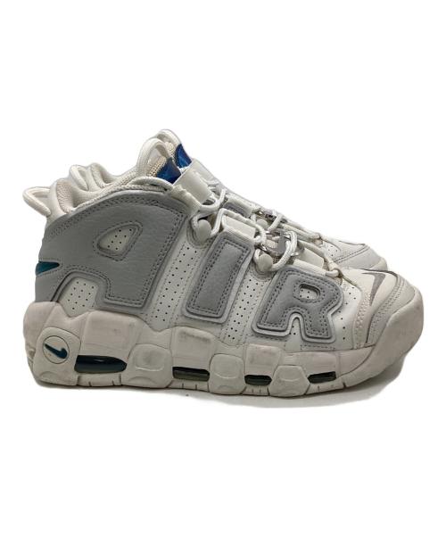 NIKE（ナイキ）NIKE (ナイキ) WMS AIR MORE UPTEMPO（エア モア アップテンポ）スニーカー ホワイト×グレー サイズ:US5.5の古着・服飾アイテム