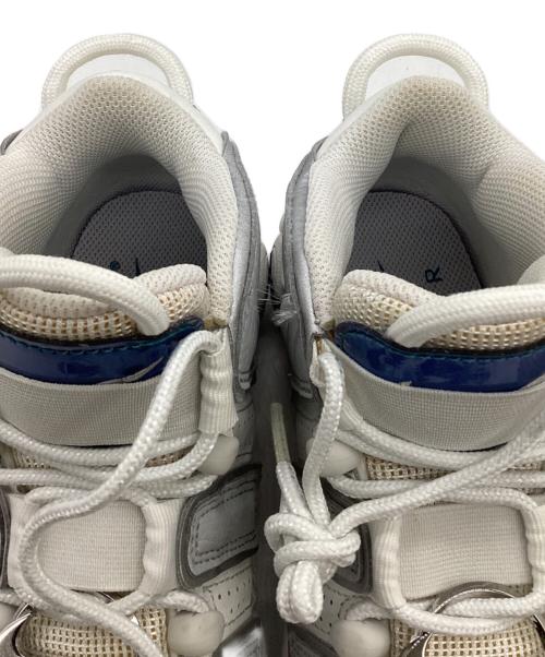 NIKE（ナイキ）NIKE (ナイキ) WMS AIR MORE UPTEMPO（エア モア アップテンポ）スニーカー ホワイト×グレー サイズ:US5.5の古着・服飾アイテム