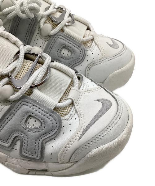 NIKE（ナイキ）NIKE (ナイキ) WMS AIR MORE UPTEMPO（エア モア アップテンポ）スニーカー ホワイト×グレー サイズ:US5.5の古着・服飾アイテム