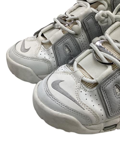 NIKE（ナイキ）NIKE (ナイキ) WMS AIR MORE UPTEMPO（エア モア アップテンポ）スニーカー ホワイト×グレー サイズ:US5.5の古着・服飾アイテム