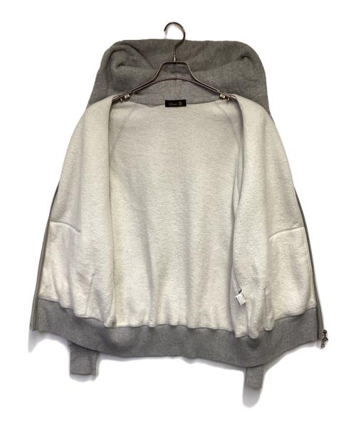 DRAWER（ドゥロワー）DRAWER (ドゥロワー) コットン吊り裏毛フーデッドパーカー グレー サイズ:1の古着・服飾アイテム