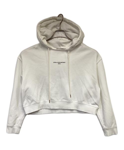 STELLA McCARTNEY（ステラマッカートニー）STELLA McCARTNEY (ステラマッカートニー) クロップド フーディー ホワイト サイズ:34の古着・服飾アイテム