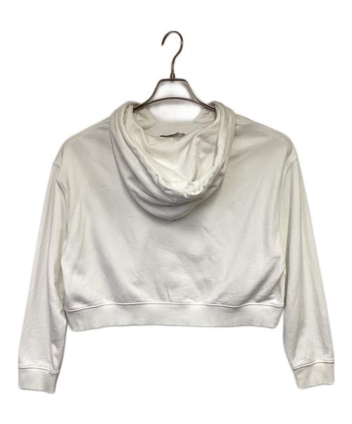 STELLA McCARTNEY（ステラマッカートニー）STELLA McCARTNEY (ステラマッカートニー) クロップド フーディー ホワイト サイズ:34の古着・服飾アイテム
