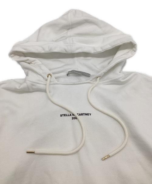 STELLA McCARTNEY（ステラマッカートニー）STELLA McCARTNEY (ステラマッカートニー) クロップド フーディー ホワイト サイズ:34の古着・服飾アイテム