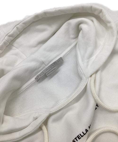 STELLA McCARTNEY（ステラマッカートニー）STELLA McCARTNEY (ステラマッカートニー) クロップド フーディー ホワイト サイズ:34の古着・服飾アイテム
