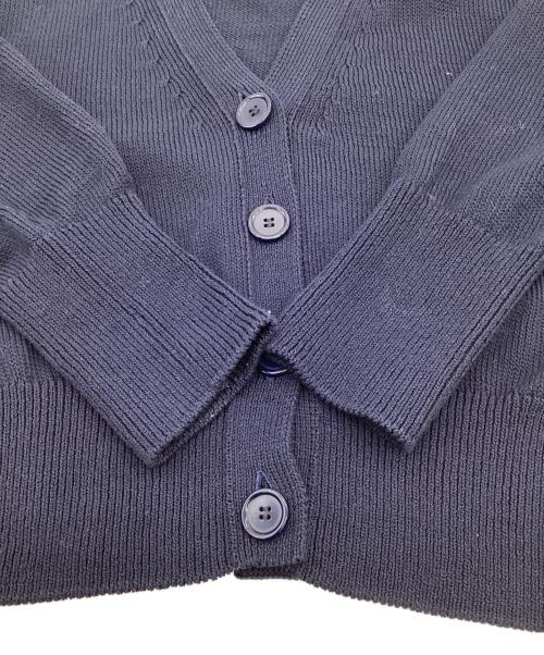ESTNATION（エストネーション）ESTNATION (エストネーション) ミドルゲージクロップドカーディガン ネイビー サイズ:Fの古着・服飾アイテム
