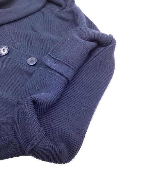 ESTNATION（エストネーション）ESTNATION (エストネーション) ミドルゲージクロップドカーディガン ネイビー サイズ:Fの古着・服飾アイテム