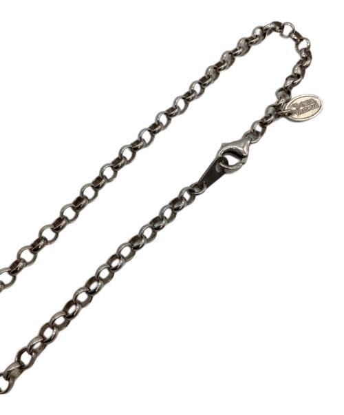 Vivienne Westwood（ヴィヴィアンウエストウッド）Vivienne Westwood (ヴィヴィアンウエストウッド) MINI BAS RELIEF（ミニ バス レリーフ）ネックレス シルバーの古着・服飾アイテム