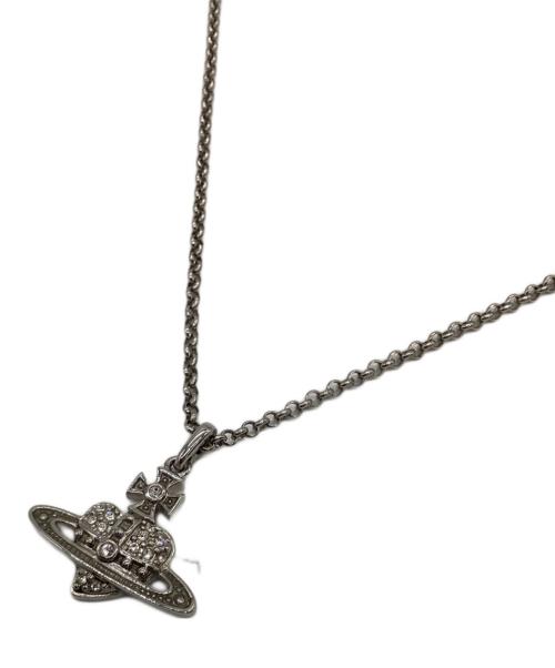 Vivienne Westwood（ヴィヴィアンウエストウッド）Vivienne Westwood (ヴィヴィアンウエストウッド) ハートオーブネックレス シルバーの古着・服飾アイテム