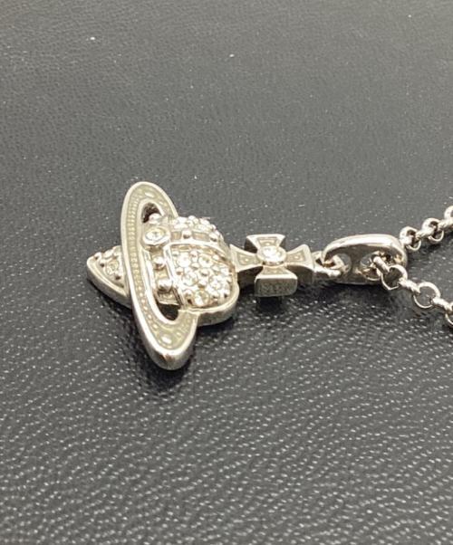 Vivienne Westwood（ヴィヴィアンウエストウッド）Vivienne Westwood (ヴィヴィアンウエストウッド) ハートオーブネックレス シルバーの古着・服飾アイテム
