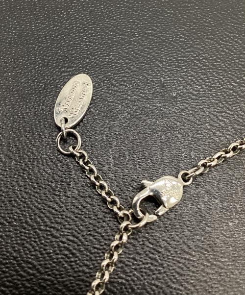 Vivienne Westwood（ヴィヴィアンウエストウッド）Vivienne Westwood (ヴィヴィアンウエストウッド) ハートオーブネックレス シルバーの古着・服飾アイテム