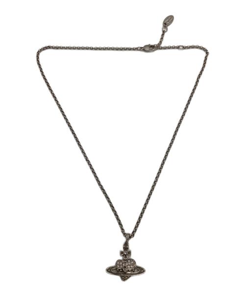 Vivienne Westwood（ヴィヴィアンウエストウッド）Vivienne Westwood (ヴィヴィアンウエストウッド) ハートオーブネックレス シルバーの古着・服飾アイテム