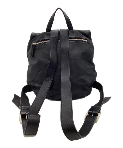 kawa-kawa（カワカワ）kawa-kawa (カワカワ) KUCHIGANE レザーリュック ブラックの古着・服飾アイテム