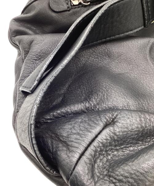 kawa-kawa（カワカワ）kawa-kawa (カワカワ) KUCHIGANE レザーリュック ブラックの古着・服飾アイテム