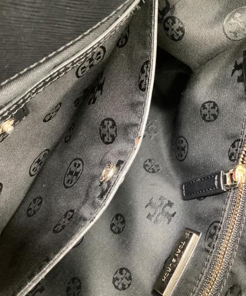 TORY BURCH（トリーバーチ）TORY BURCH (トリーバーチ) ロビンソン ダブルジップ 2WAYバッグ ブラックの古着・服飾アイテム
