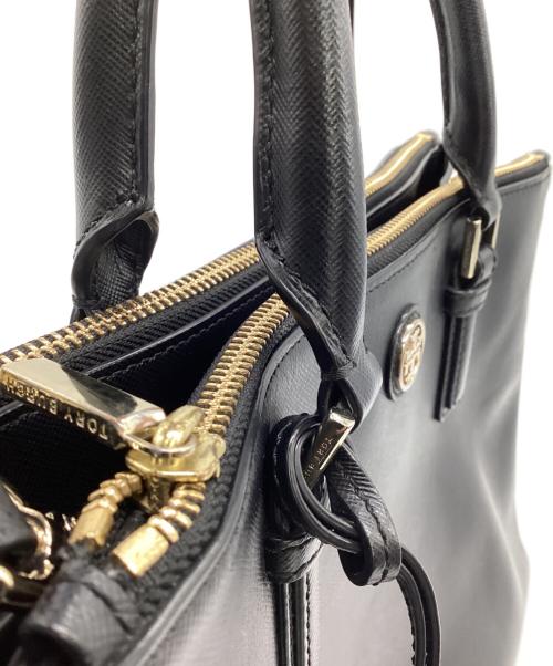 TORY BURCH（トリーバーチ）TORY BURCH (トリーバーチ) ロビンソン ダブルジップ 2WAYバッグ ブラックの古着・服飾アイテム