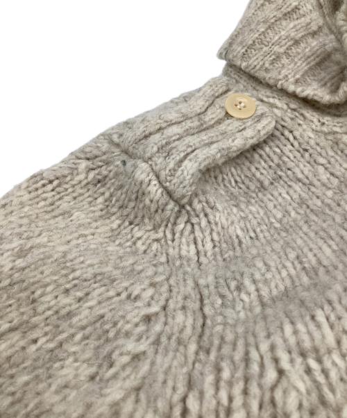 C.P COMPANY（シーピーカンパニー）C.P COMPANY (シーピーカンパニー) ローゲージ ニット コート アイボリー サイズ:42の古着・服飾アイテム
