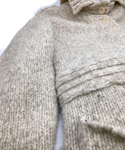 C.P COMPANY（シーピーカンパニー）C.P COMPANY (シーピーカンパニー) ローゲージ ニット コート アイボリー サイズ:42の古着・服飾アイテム