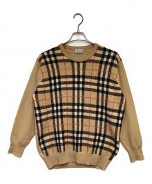 Burberry's（バーバリーズ）の古着「クルーネック ニット」｜ベージュ