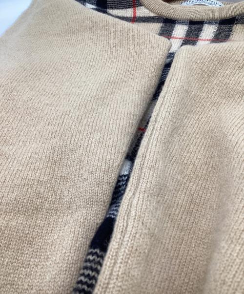 Burberry's（バーバリーズ）Burberry's (バーバリーズ) クルーネック ニット ベージュ サイズ:表記無（実寸値要確認）の古着・服飾アイテム