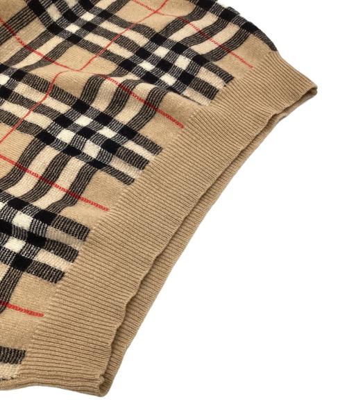 Burberry's（バーバリーズ）Burberry's (バーバリーズ) クルーネック ニット ベージュ サイズ:表記無（実寸値要確認）の古着・服飾アイテム
