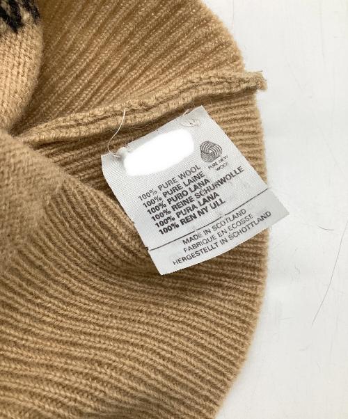 Burberry's（バーバリーズ）Burberry's (バーバリーズ) クルーネック ニット ベージュ サイズ:表記無（実寸値要確認）の古着・服飾アイテム