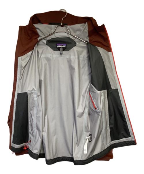 Patagonia（パタゴニア）Patagonia (パタゴニア) GRANITTE CREST RAIN JKT（グラナイト クレスト レイン ジャケット） ブラウン×レッド サイズ:Lの古着・服飾アイテム