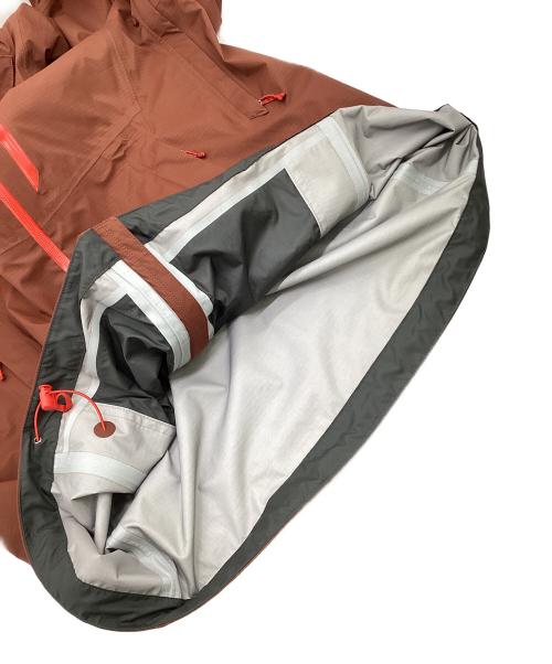 Patagonia（パタゴニア）Patagonia (パタゴニア) GRANITTE CREST RAIN JKT（グラナイト クレスト レイン ジャケット） ブラウン×レッド サイズ:Lの古着・服飾アイテム