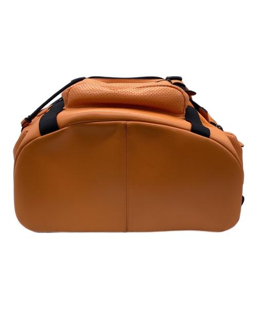 COACH（コーチ）COACH (コーチ) レザーリュック オレンジ×ブラックの古着・服飾アイテム