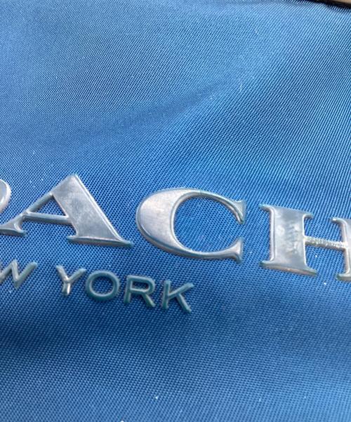 COACH（コーチ）COACH (コーチ) ボディーバッグ ブルー×ネイビーの古着・服飾アイテム