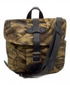 FILSONフィルソン）の古着「WETLANDS CAMO（ウェットランド カモ）ショルダーバッグ」｜ブラウン