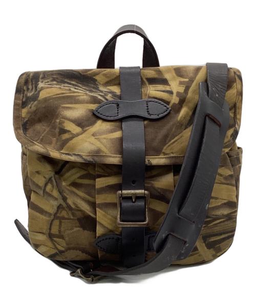 FILSON（フィルソン）FILSON (フィルソン) WETLANDS CAMO（ウェットランド カモ）ショルダーバッグ ブラウンの古着・服飾アイテム