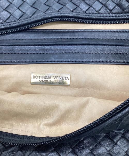 BOTTEGA VENETA（ボッテガベネタ）BOTTEGA VENETA (ボッテガベネタ) イントレチャート ショルダーバッグ ブラックの古着・服飾アイテム