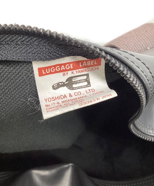 LUGGAGE LABEL（ラゲッジ レーベル）LUGGAGE LABEL (ラゲッジ レーベル) LINER（ライナー）2WAY ボストンバッグ S ブラックの古着・服飾アイテム