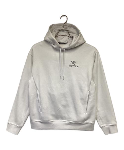 ARC'TERYX（アークテリクス）ARC'TERYX (アークテリクス) エンブレムフリースフーディ ホワイト サイズ:Mの古着・服飾アイテム