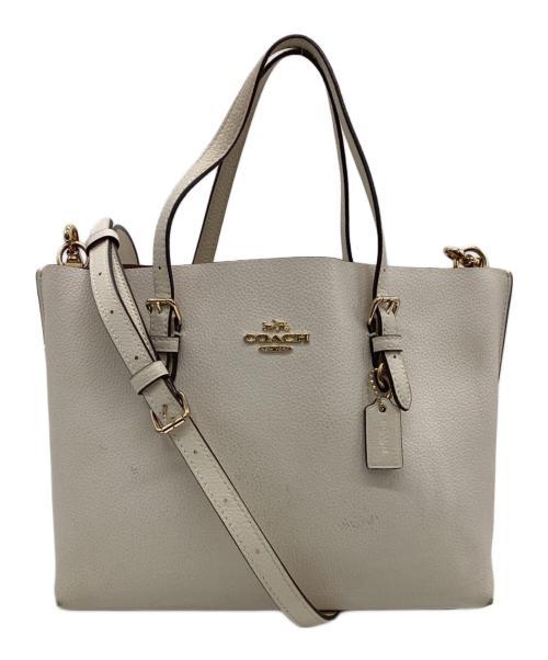 COACH（コーチ）COACH (コーチ) モリー トート 25 2WAYバッグ アイボリーの古着・服飾アイテム