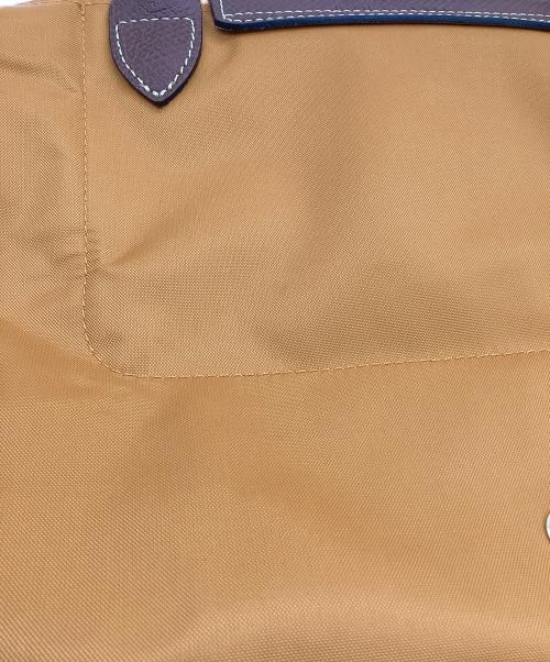 LONGCHAMP（ロンシャン）LONGCHAMP (ロンシャン) ルプリアージュ トップハンドル ハンドッグS オレンジ×ブラウンの古着・服飾アイテム