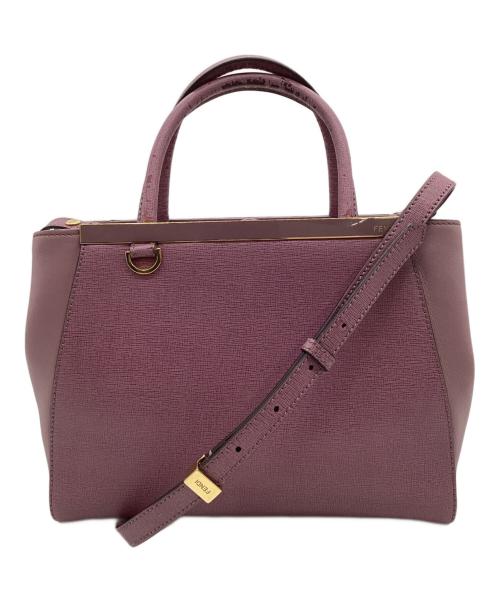 FENDI（フェンディ）FENDI (フェンディ) PETITE 2JOURS（プチ トゥー ジュール）2WAYバッグ パープルの古着・服飾アイテム