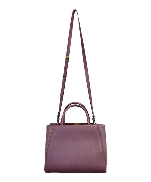 FENDI（フェンディ）FENDI (フェンディ) PETITE 2JOURS（プチ トゥー ジュール）2WAYバッグ パープルの古着・服飾アイテム
