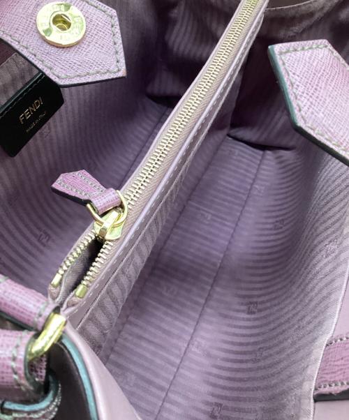 FENDI（フェンディ）FENDI (フェンディ) PETITE 2JOURS（プチ トゥー ジュール）2WAYバッグ パープルの古着・服飾アイテム