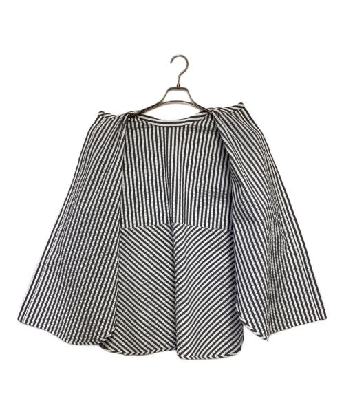 BEARDSLEY（ビアズリー）BEARDSLEY (ビアズリー) 長袖ブラウス ネイビー サイズ:Ｆの古着・服飾アイテム