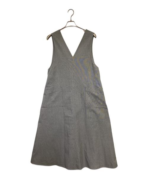 BEARDSLEY（ビアズリー）BEARDSLEY (ビアズリー) ジャンパースカート グレー サイズ:1の古着・服飾アイテム
