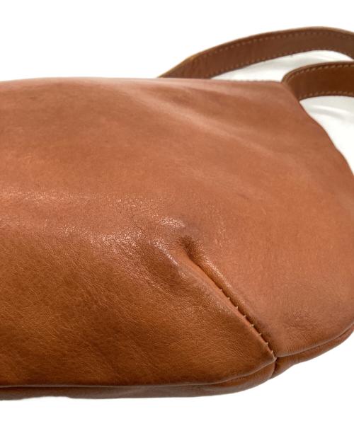 IL BISONTE（イル ビゾンテ）IL BISONTE (イル ビゾンテ) レザーハンドバッグ ブラウンの古着・服飾アイテム