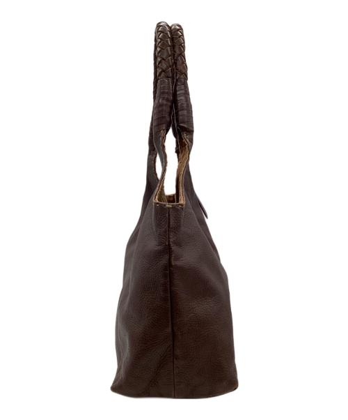 MOTHERHOUSE（マザーハウス）MOTHERHOUSE (マザーハウス) ハンドバッグ ブラウンの古着・服飾アイテム