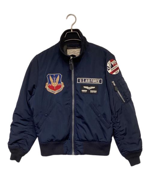 AVIREX（アヴィレックス）AVIREX (アヴィレックス) U.S.A.F. 70th ANNIVERSARY（アメリカ空軍 創立 70週年記念）MA-1ジャケット ネイビー サイズ:Mの古着・服飾アイテム